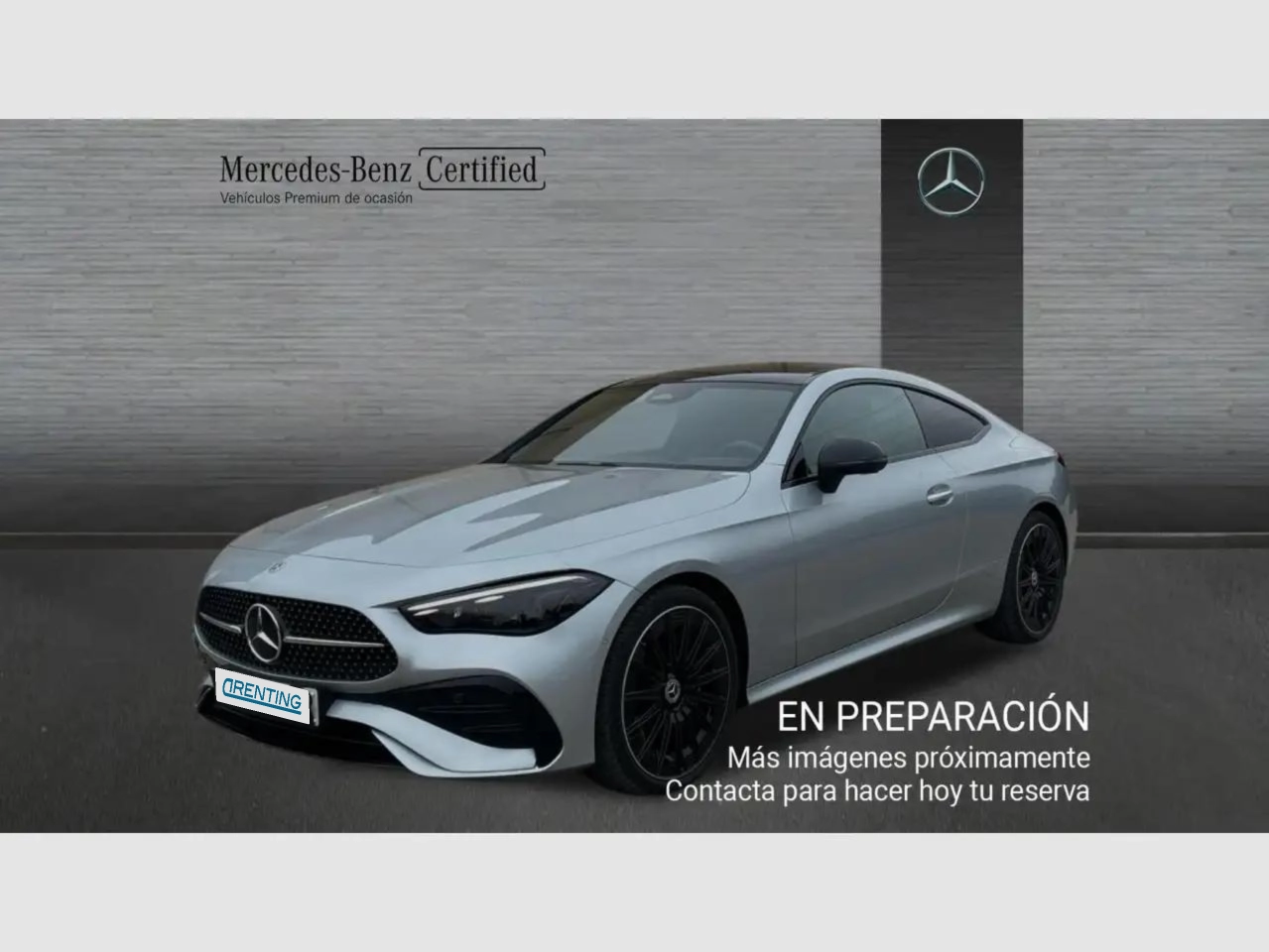 Renting Mercedes-Benz CLE 220 d Coupé Plateado