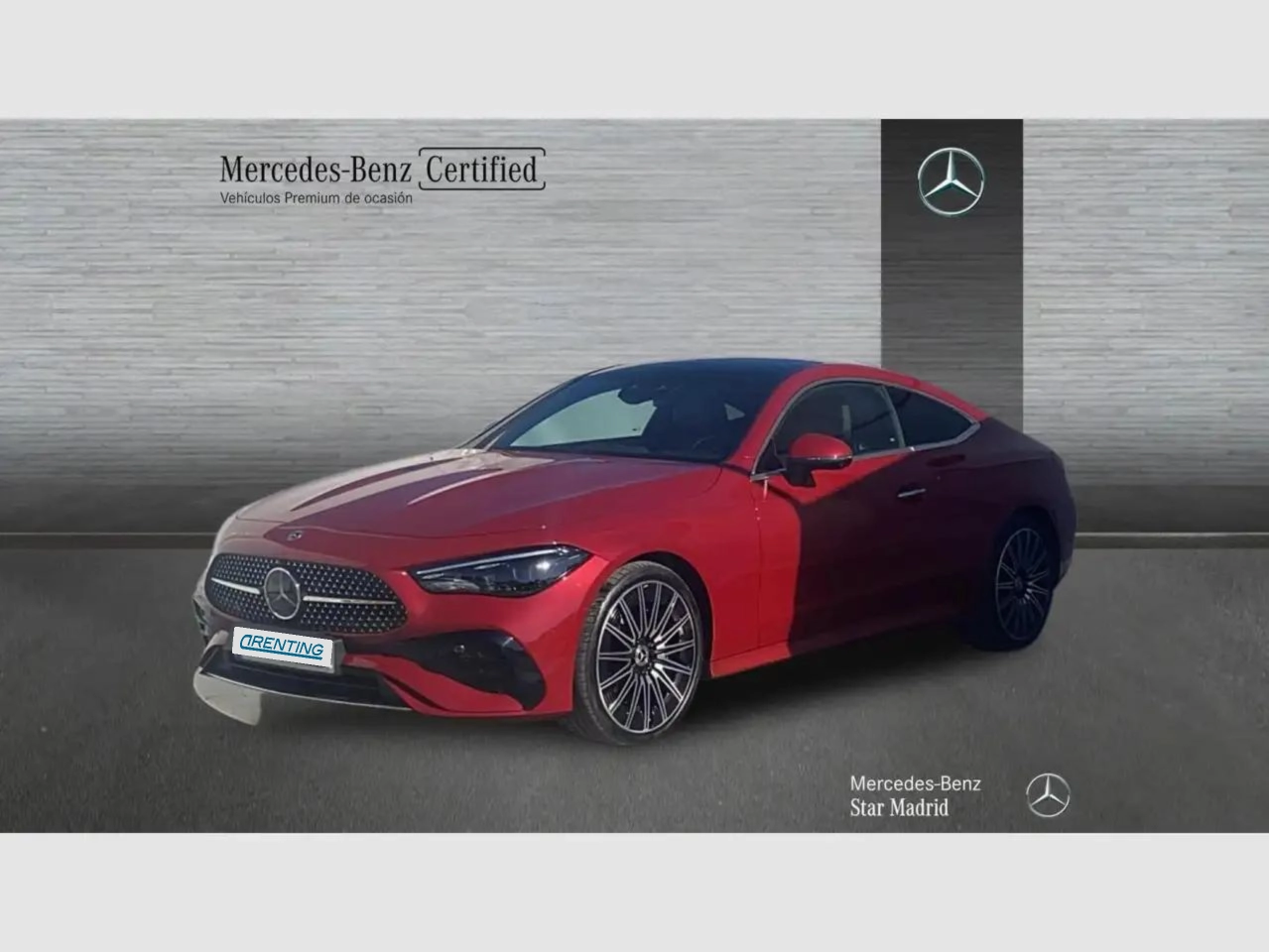 Renting Mercedes-Benz CLE 220 d Coupé Rojo