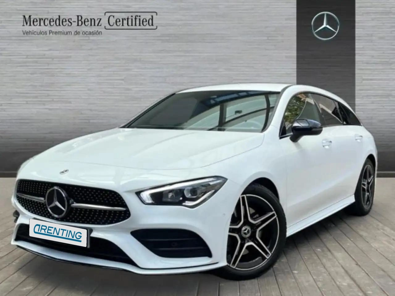 Renting Mercedes-Benz CLA 200 d SB AMG Line (EURO 6d) Blanco