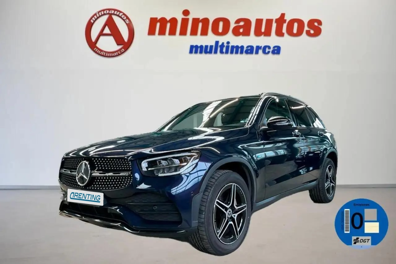 Renting Mercedes-Benz GLC 300 DE 306 CV 4MATIC 9G-TRONIC AMG LINE Azul