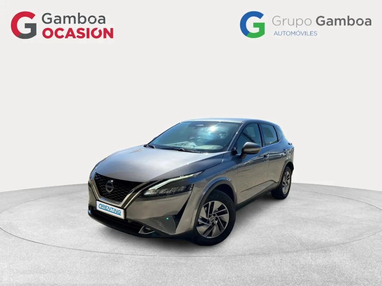 Renting Nissan Qashqai DIG-T 103kW (140CV) mHEV 4×2 Acenta Gris 1