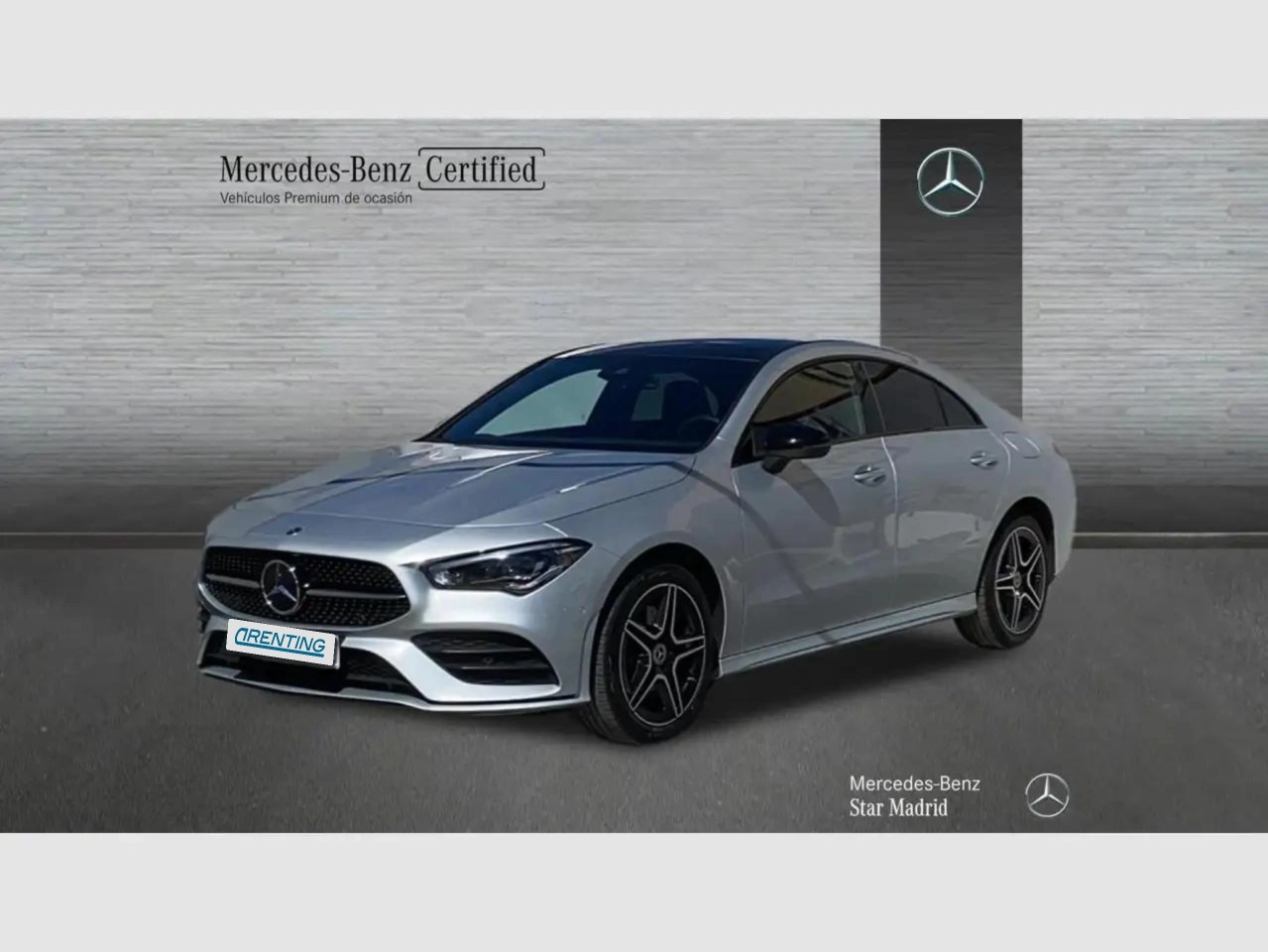 Renting Mercedes-Benz CLA 250 e Plateado 2