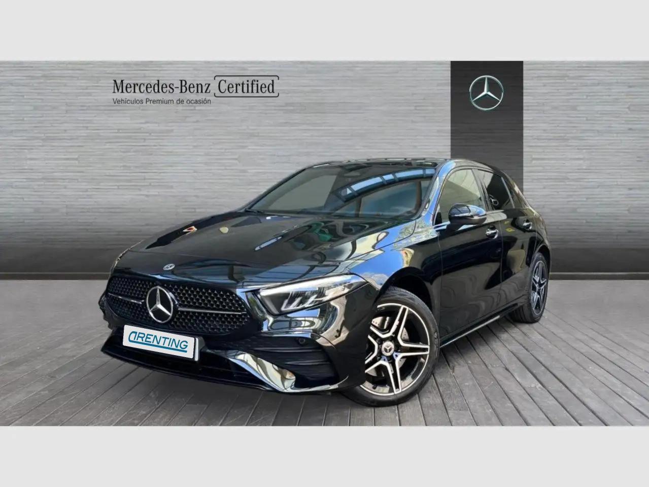 Renting Mercedes-Benz A 250 e AMG Line (EURO 6d) Negro