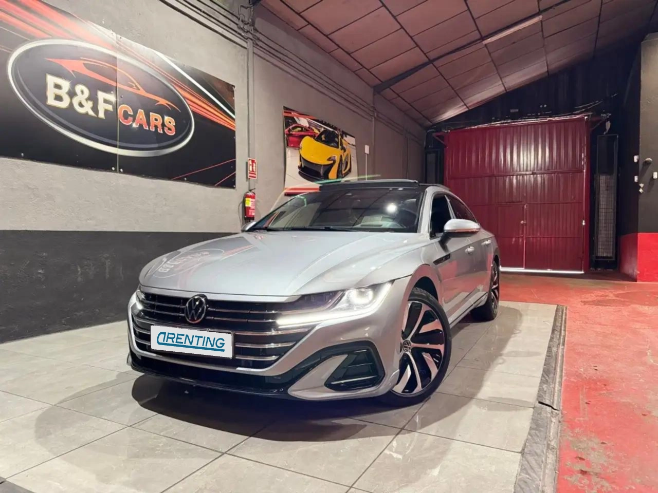 Renting Volkswagen Arteon e-hybrid 1.4 TSI R-Line DSG6 Plateado