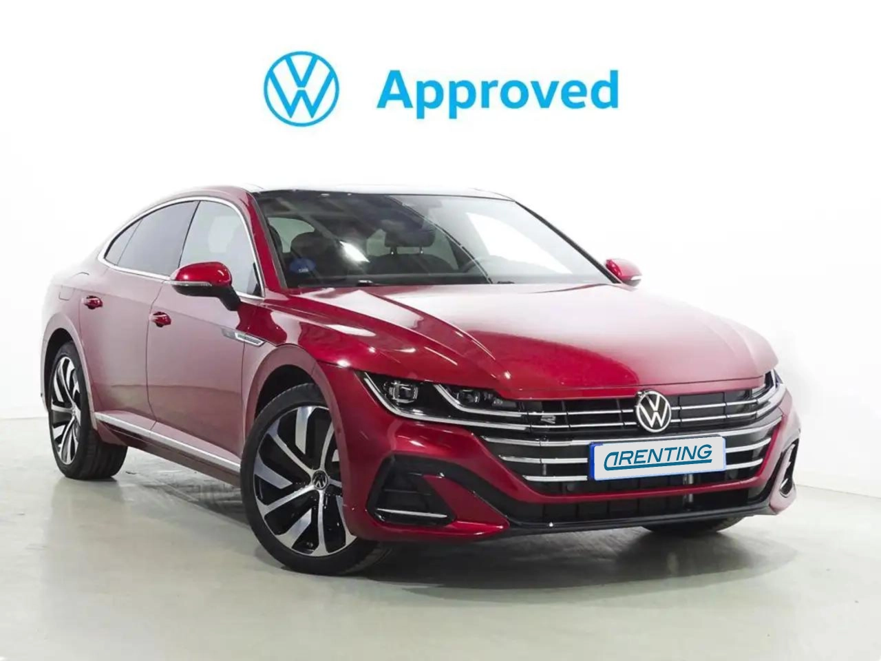 Renting Volkswagen Arteon e-hybrid 1.4 TSI R-Line DSG6 Rojo