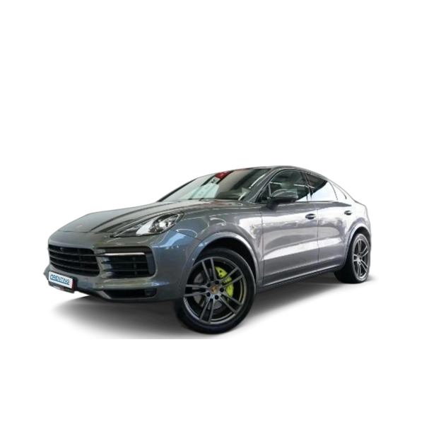 Renting Porsche Cayenne E-Hybrid Coupé Aut. Gris