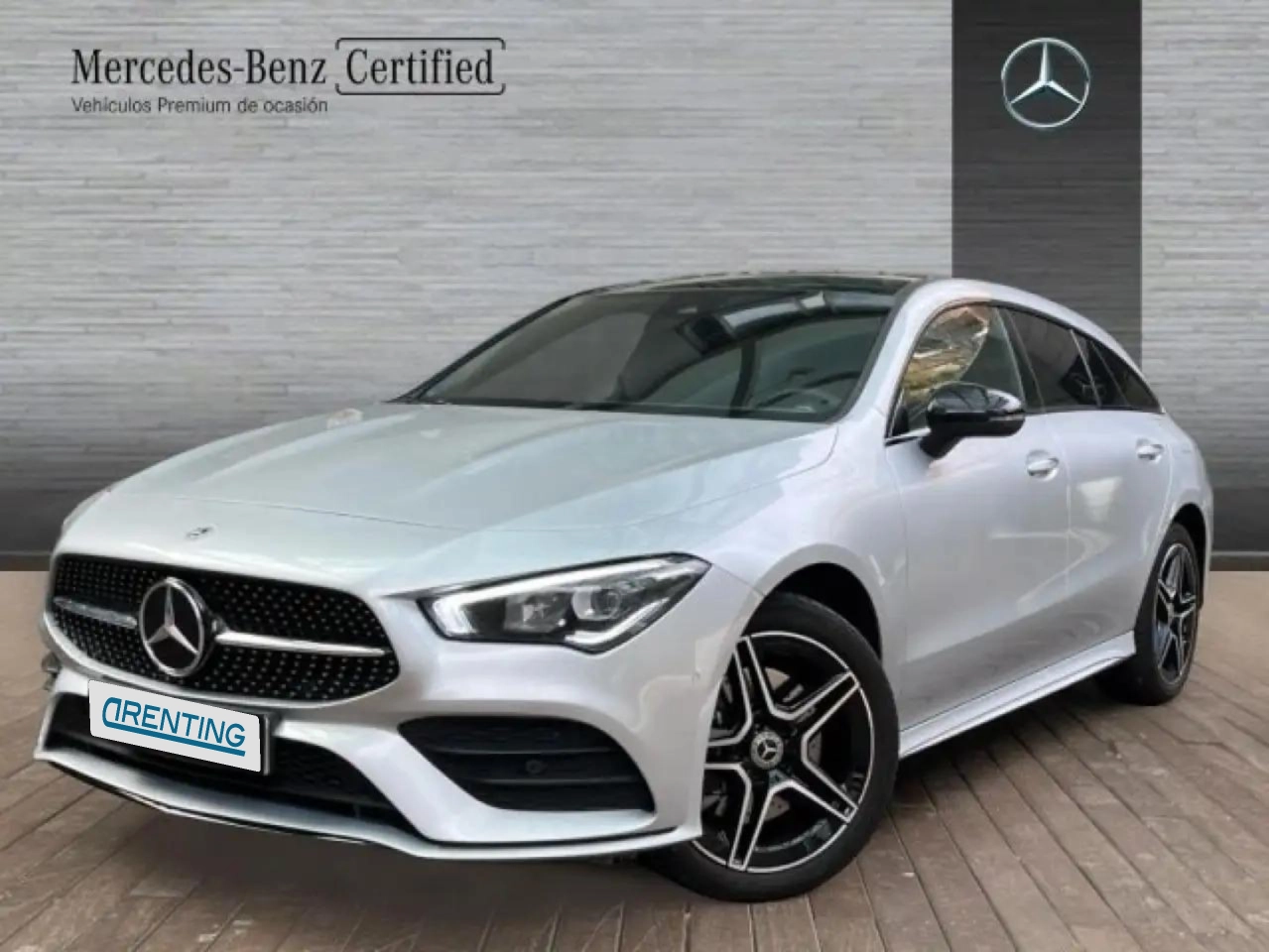 Renting Mercedes-Benz CLA 250 e SB AMG Line (EURO 6d) Plateado