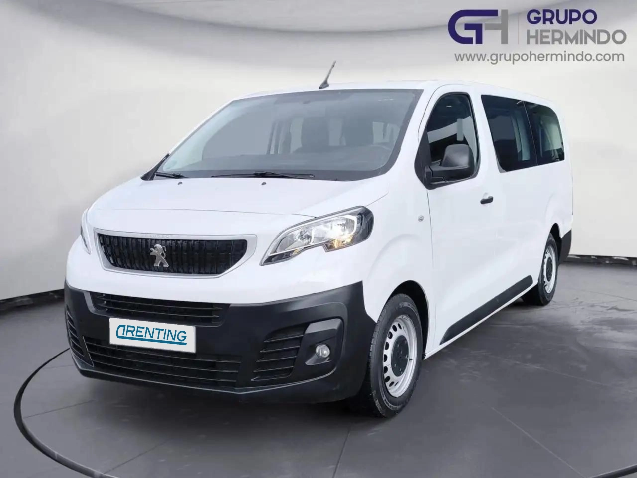 Renting Peugeot Expert COMBI LONG  HDI 120 CV 9 PLAZAS Blanco