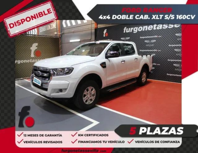 Renting FORD Ranger 2.2TDCI S&S DCb. XLT 4×4 160