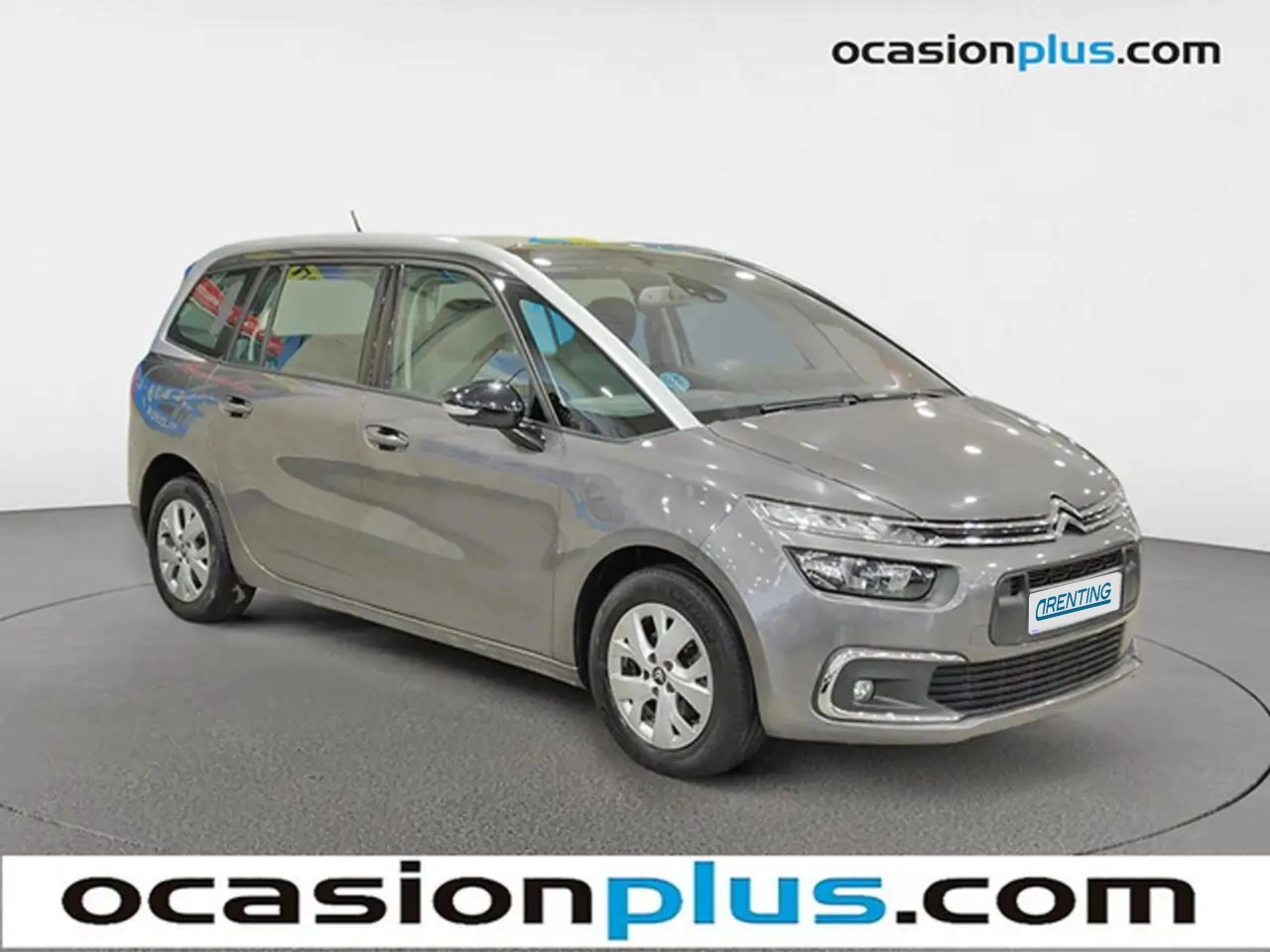 Renting Citroen C4 Grand Spacetourer 1.5BlueHDI S&S Feel 130 Gris 1