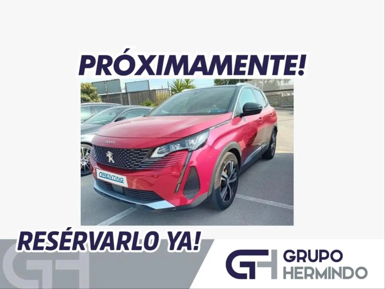 Renting Peugeot 3008 GT 1.5 BLUE HDI 130 CV EAT8 Rojo