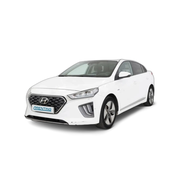 Renting Hyundai IONIQ HEV 1.6 GDI Klass LE Blanco