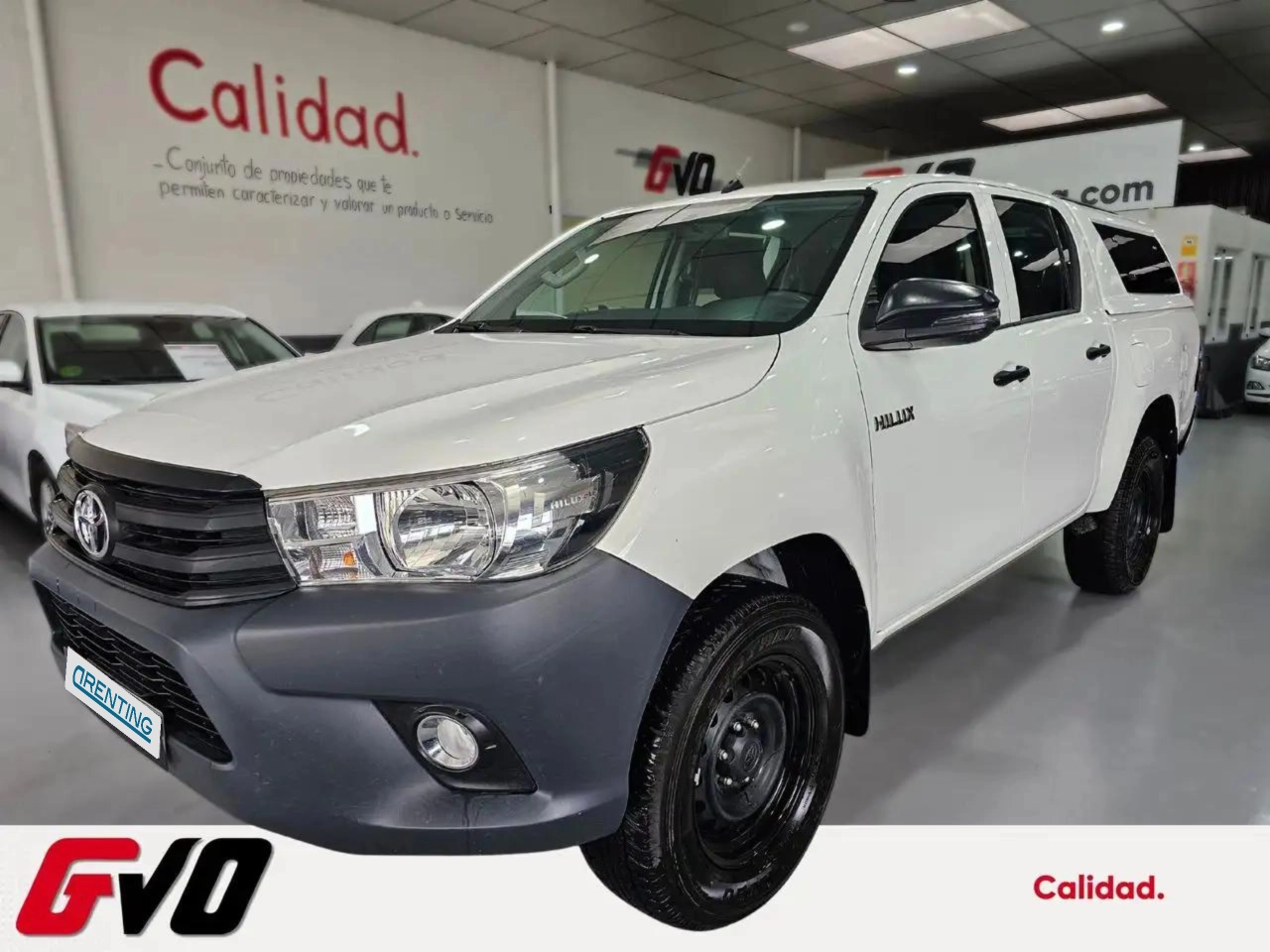 Renting Toyota Hilux Cabina Doble GX Blanco 6