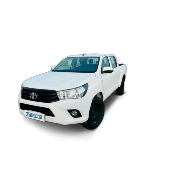 Renting Toyota Hilux Cabina Doble GX Blanco 4