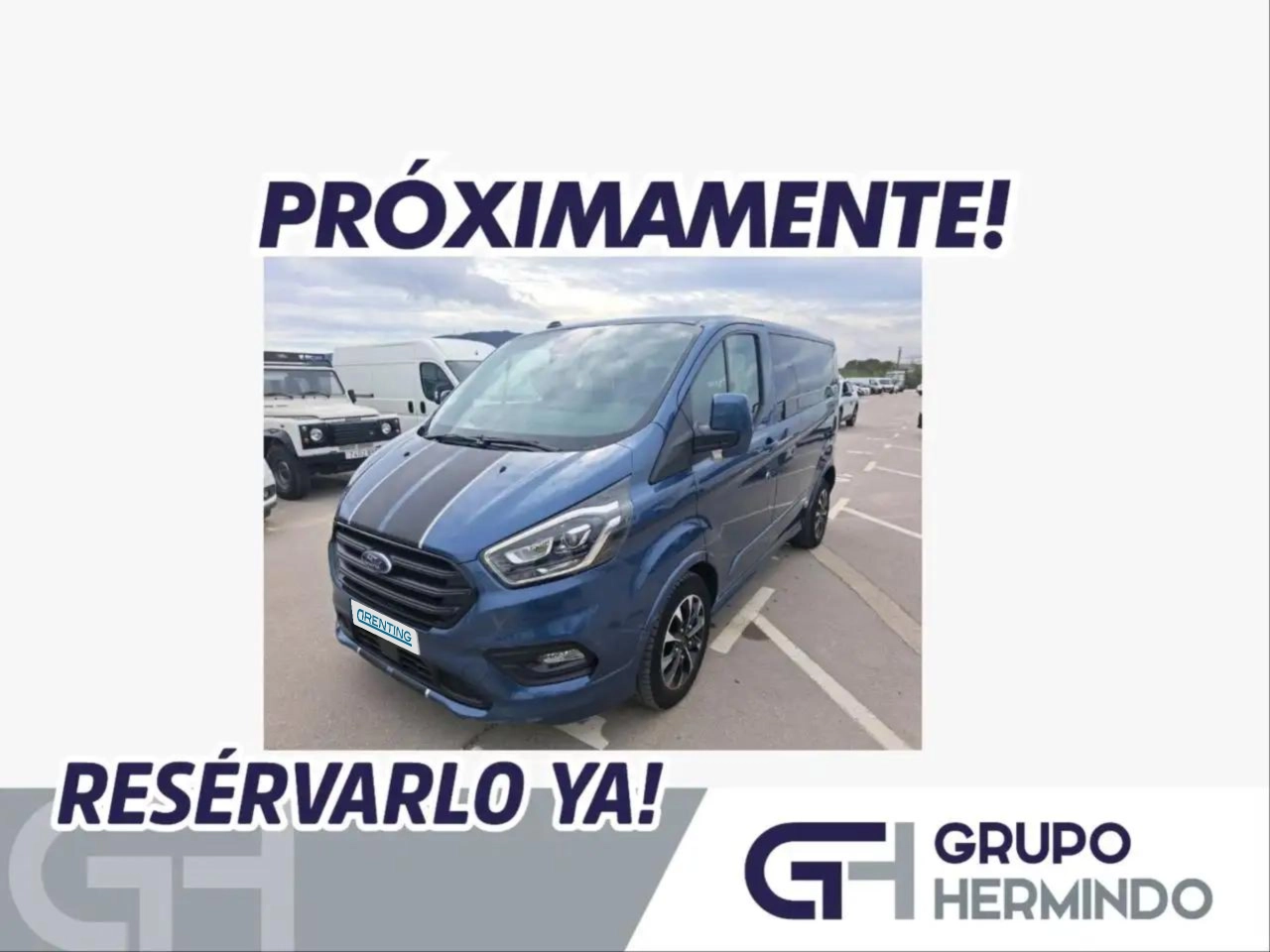 Renting Ford Tourneo Custom KOMBI 320 L 1 SPORT 2.0 Azul