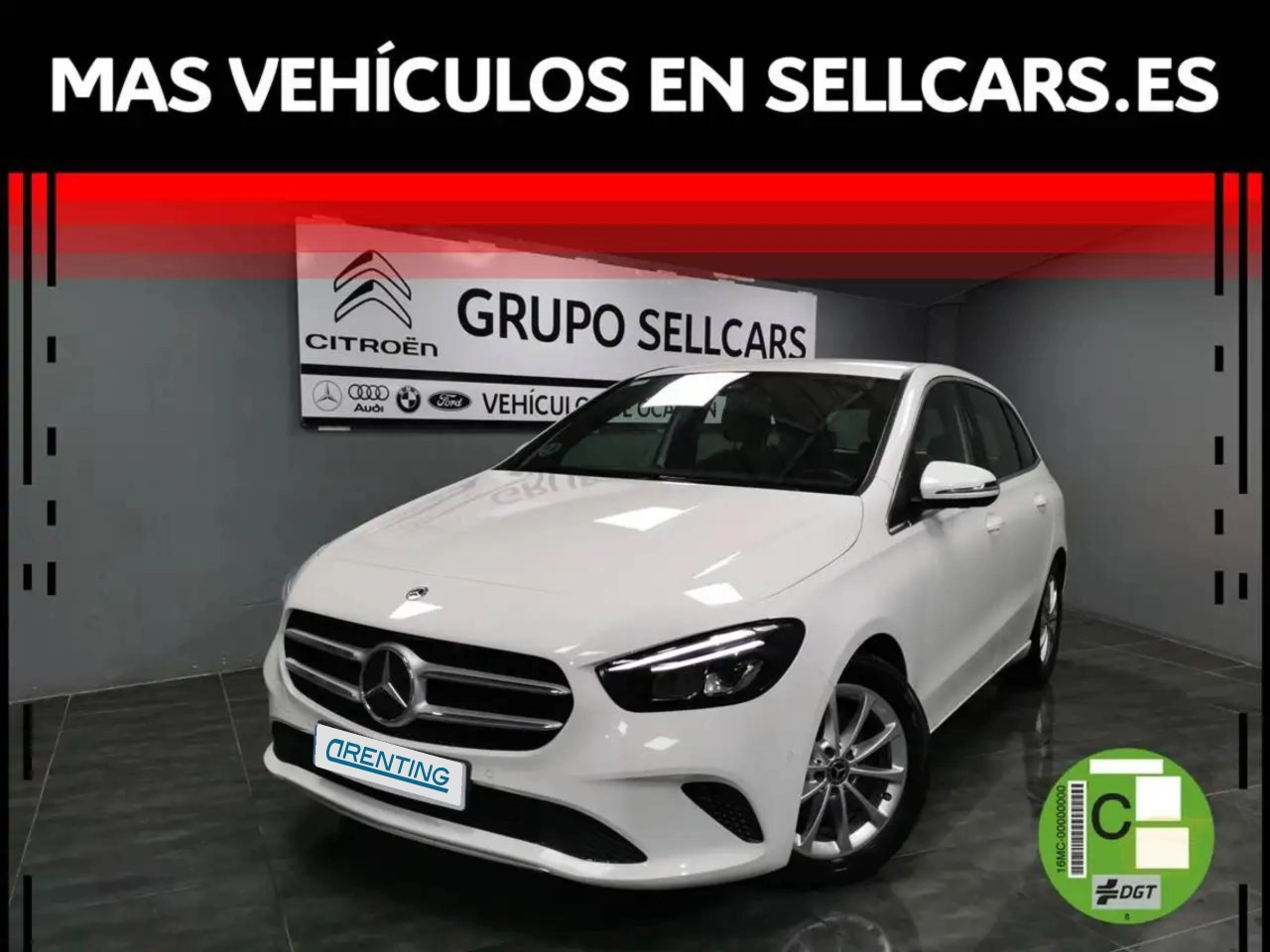 Renting Mercedes-Benz B 180 Blanco