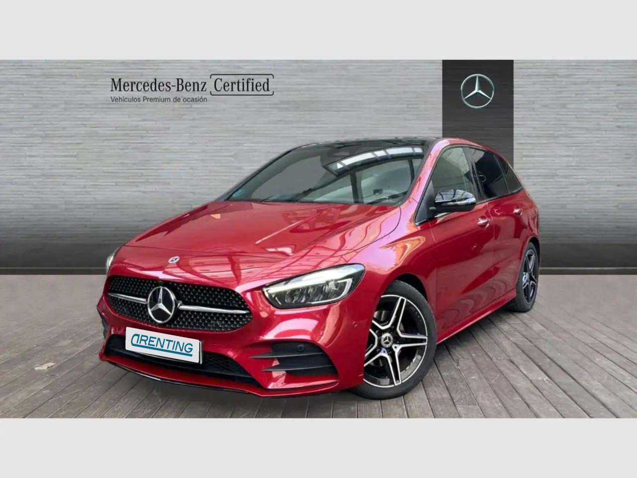 Renting Mercedes-Benz B 200 Rojo 1