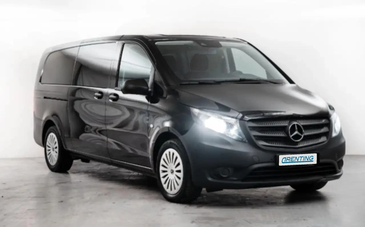 Renting Mercedes-Benz Vito Mixto 116CDI Extralarga 9G-Tronic Negro