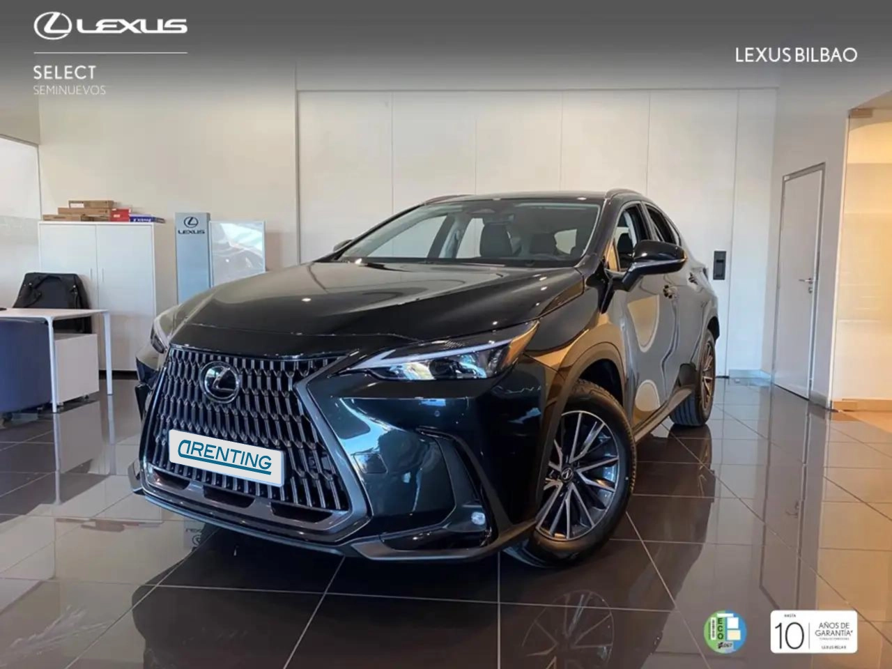 Renting Lexus NX 350h Premium 2WD Negro