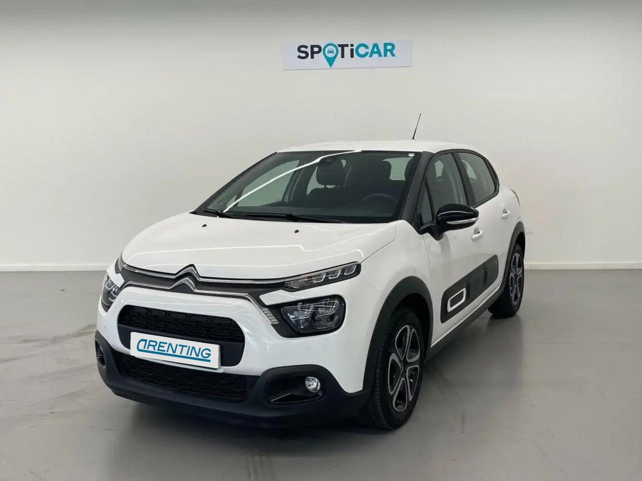 Renting Citroen C3 PureTech 60KW (83CV) Plus Blanco