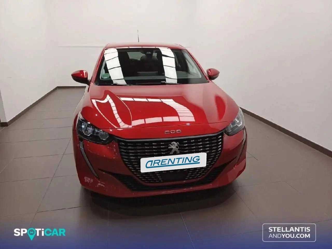 Renting Peugeot 208 PureTech 73kW (100CV) Allure Rojo 2