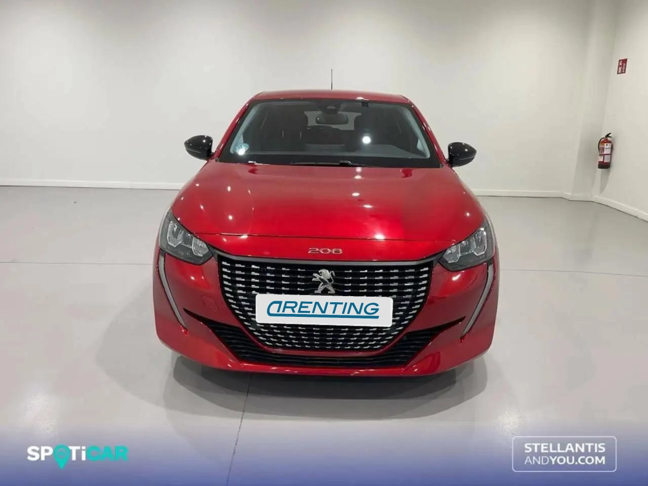 Renting Peugeot 208 PureTech 73kW (100CV) Allure Rojo 3