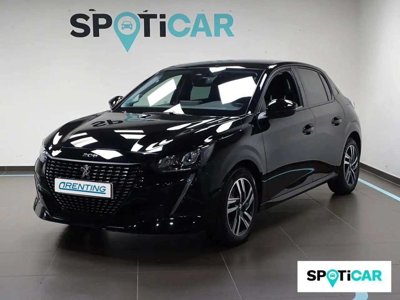 Renting Peugeot 208 PureTech 73kW (100CV) Allure Negro 2