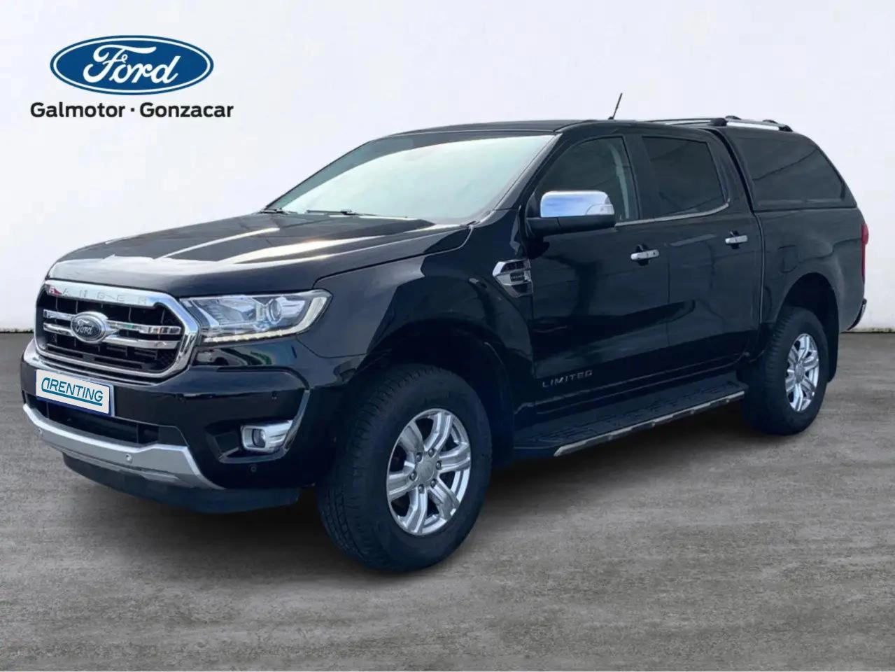 Renting Ford Ranger 2.0 TDCI 125KW DOUB CAB LIMITED 4WD S Negro