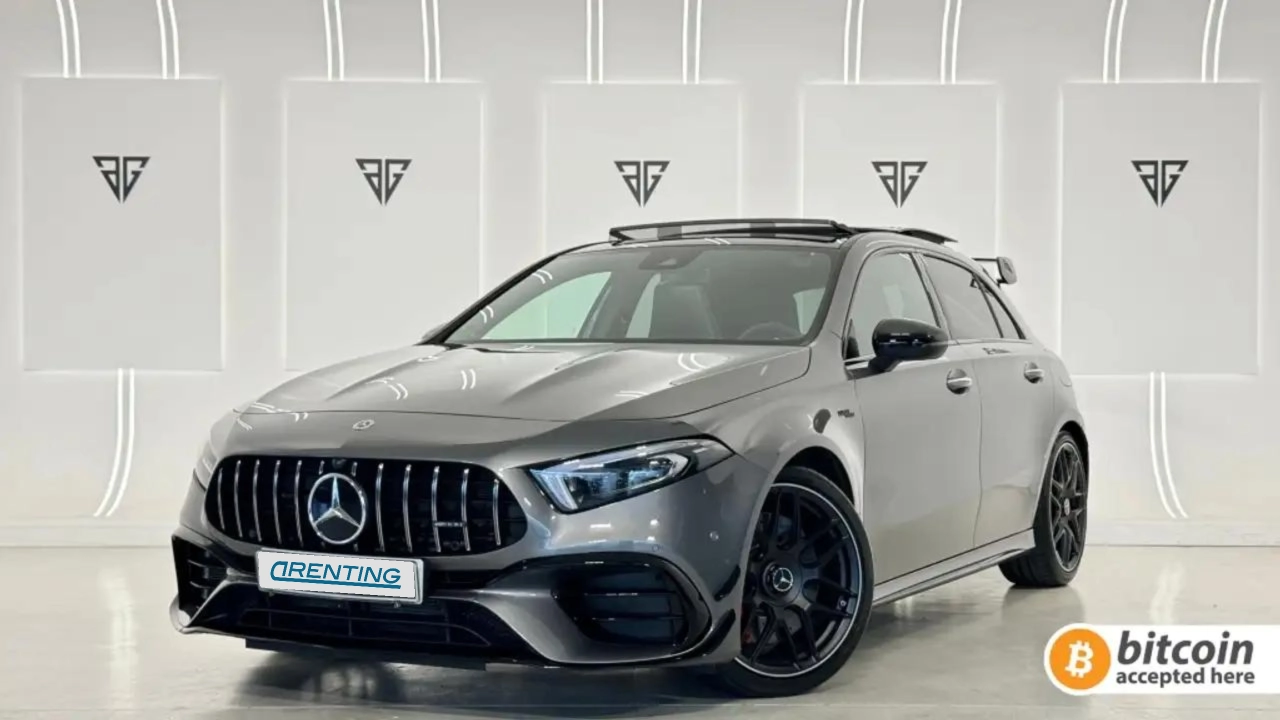 Renting Mercedes-Benz A 45 AMG S 4Matic+ 8G-DCT Gris 1