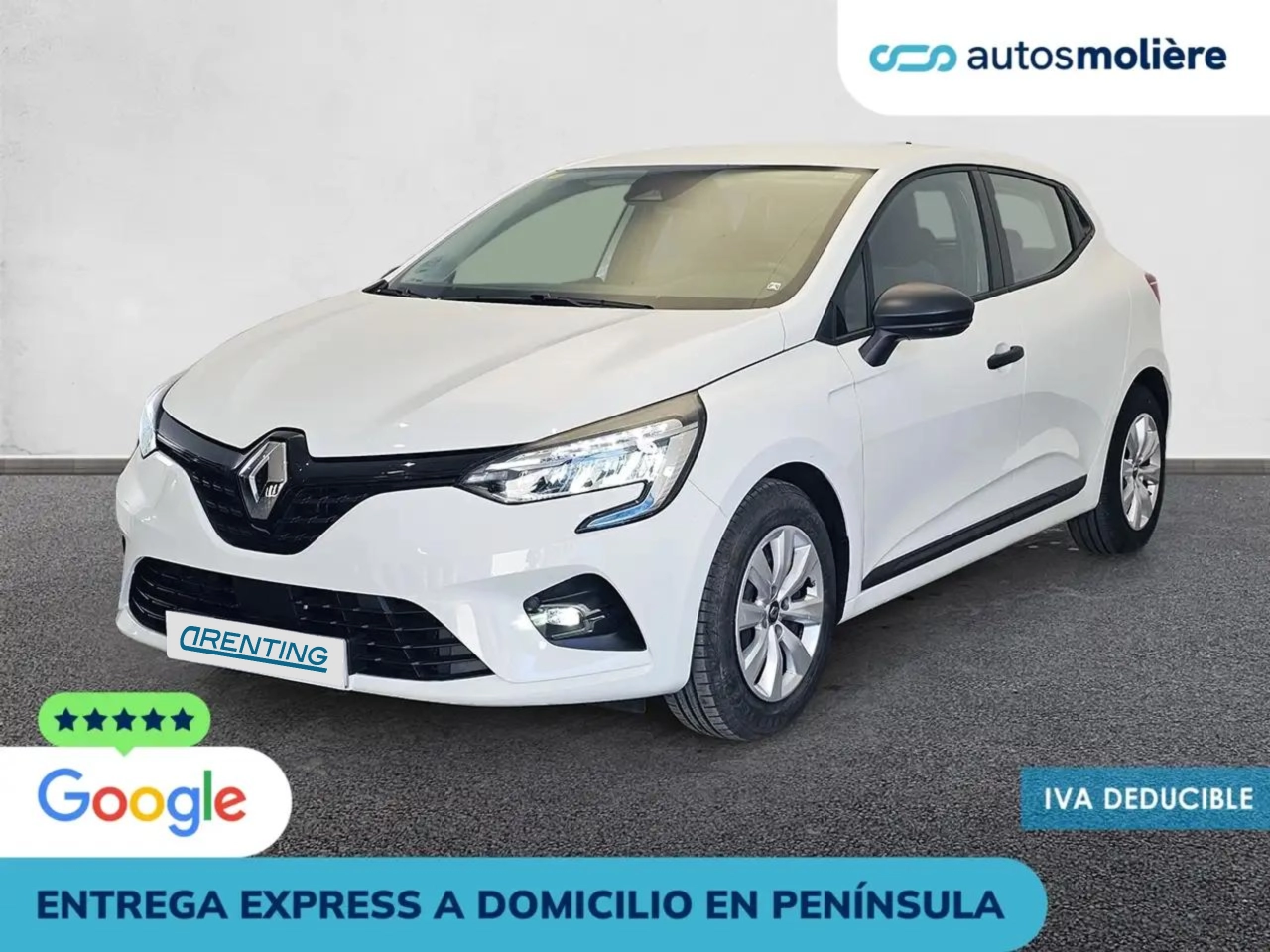 Renting Renault Clio Sce Business 53kW Blanco 1