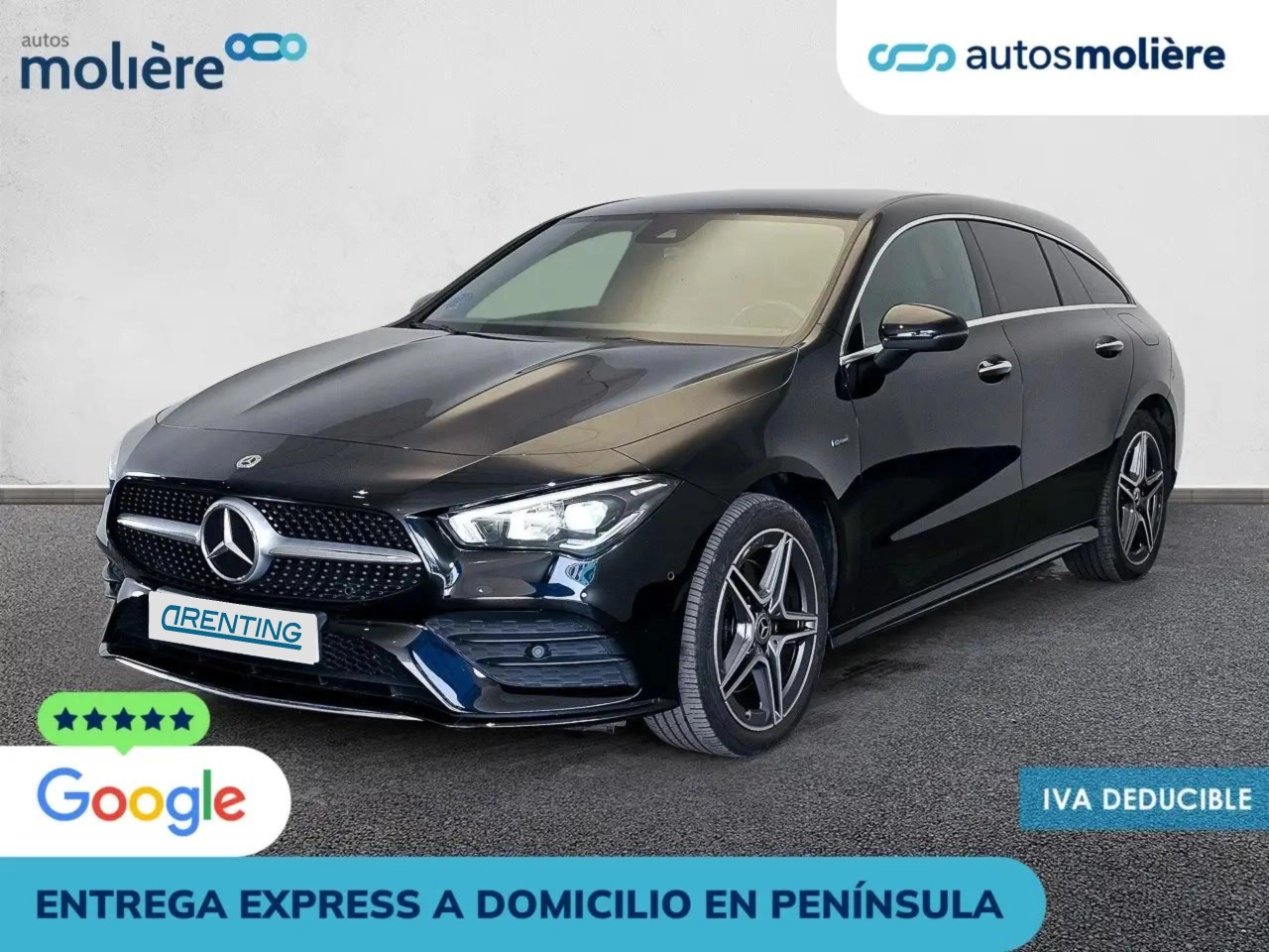 Renting Mercedes-Benz CLA 250 Shooting Brake 250e 8G-DCT Negro 1