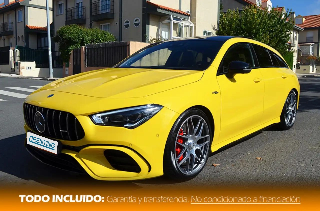 Renting Mercedes-Benz CLA 45 AMG Shooting Brake S 4Matic+ 8G-DCT Amarillo