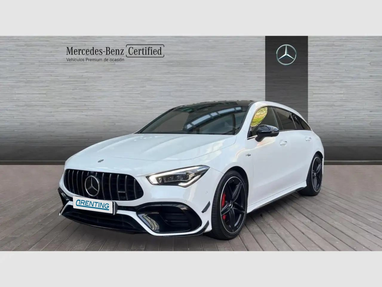 Renting Mercedes-Benz CLA 45 AMG Shooting Brake S 4Matic+ 8G-DCT Blanco