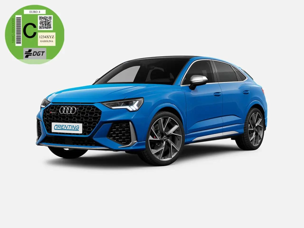 Renting Audi RS Q3 Sportback 2.5 TFSI quattro S tronic Azul