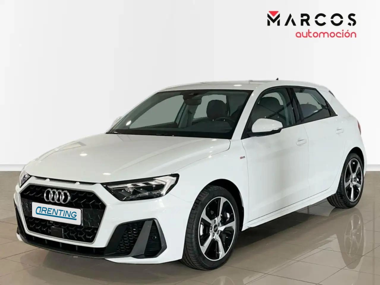 Renting Audi A1 Sportback 25 TFSI Adrenalin Blanco