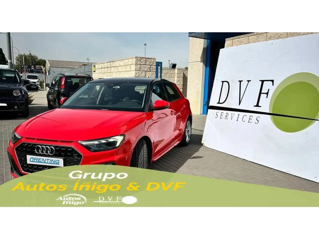 Renting Audi A1 Sportback 30 TFSI Rojo