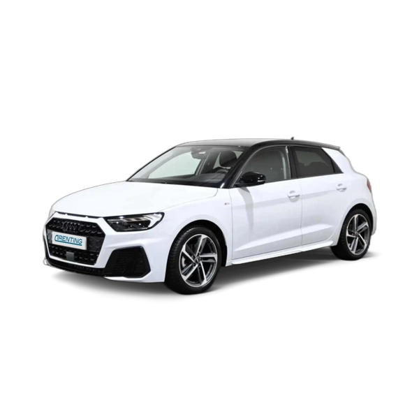 Renting Audi A1 Sportback 30 TFSI Adrenalin Black Edition S tronic Blanco