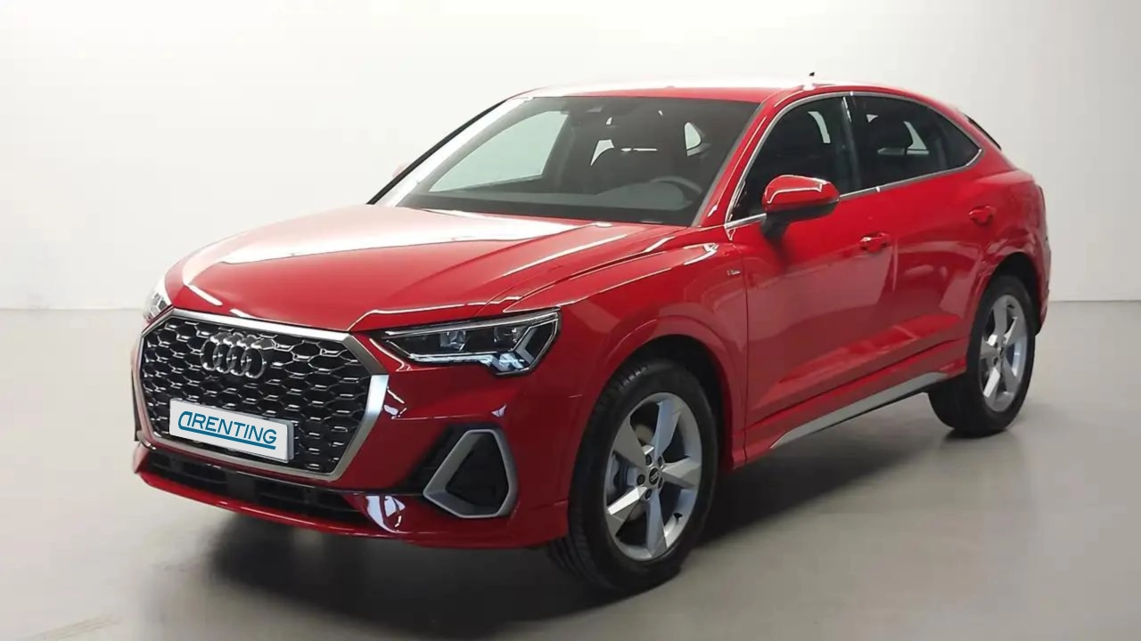 Renting Audi Q3 Sportback 35 TDI S line S tronic Rojo