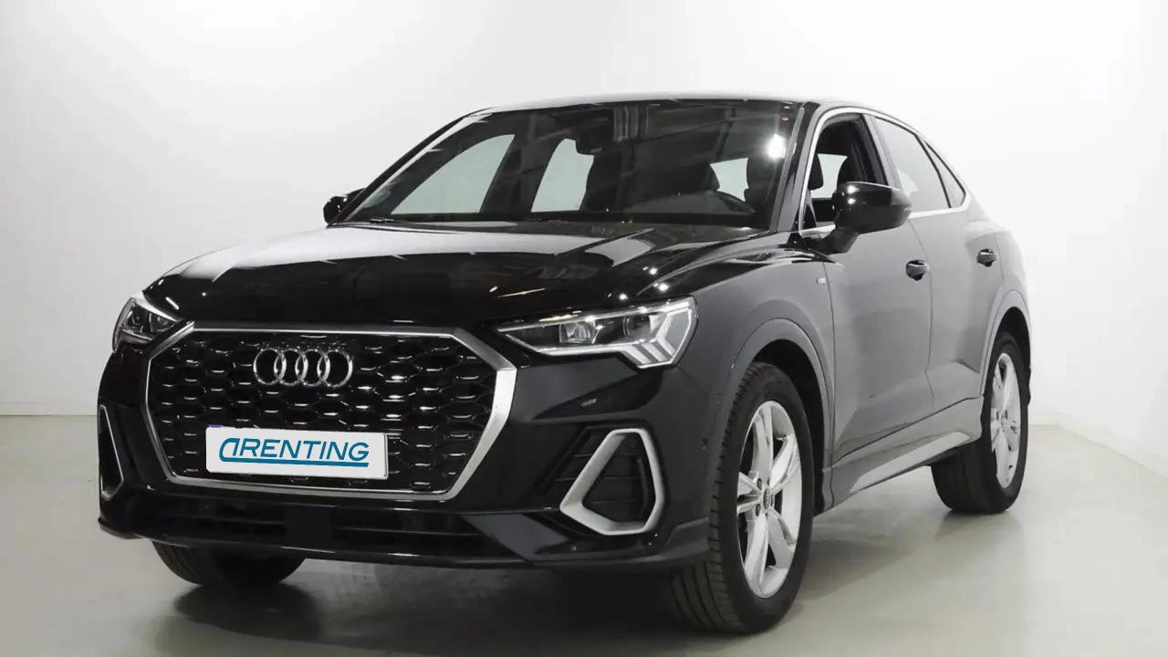 Renting Audi Q3 Sportback 35 TDI S line S tronic Negro