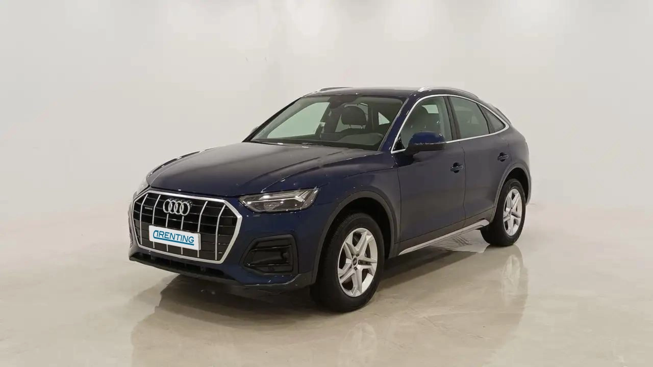 Renting Audi Q5 Sportback 40 TDI quattro-ultra Advanced S tronic 1 Azul 1