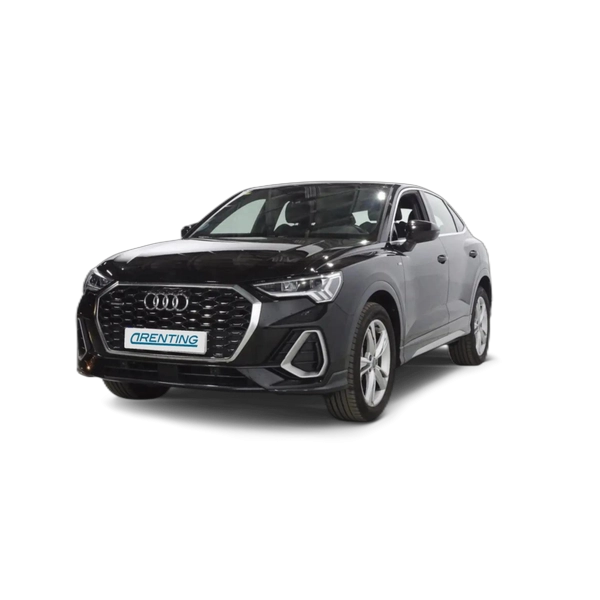 Renting Audi Q3 Sportback 40 TDI S line quattro S tronic Negro