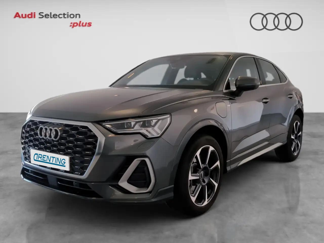 Renting Audi Q3 Sportback 45 TFSIe S line S-tronic Gris