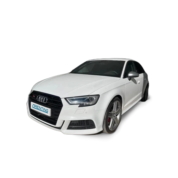 Renting Audi S3 Sportback quattro S tronic 221kW Blanco