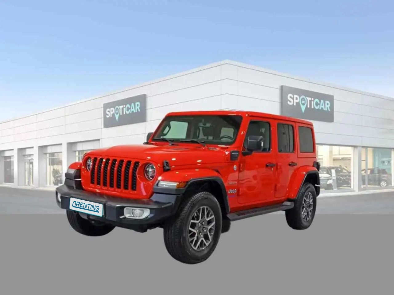 Renting Jeep Wrangler Unlimited 2.0 4xe Sahara 8ATX Rojo