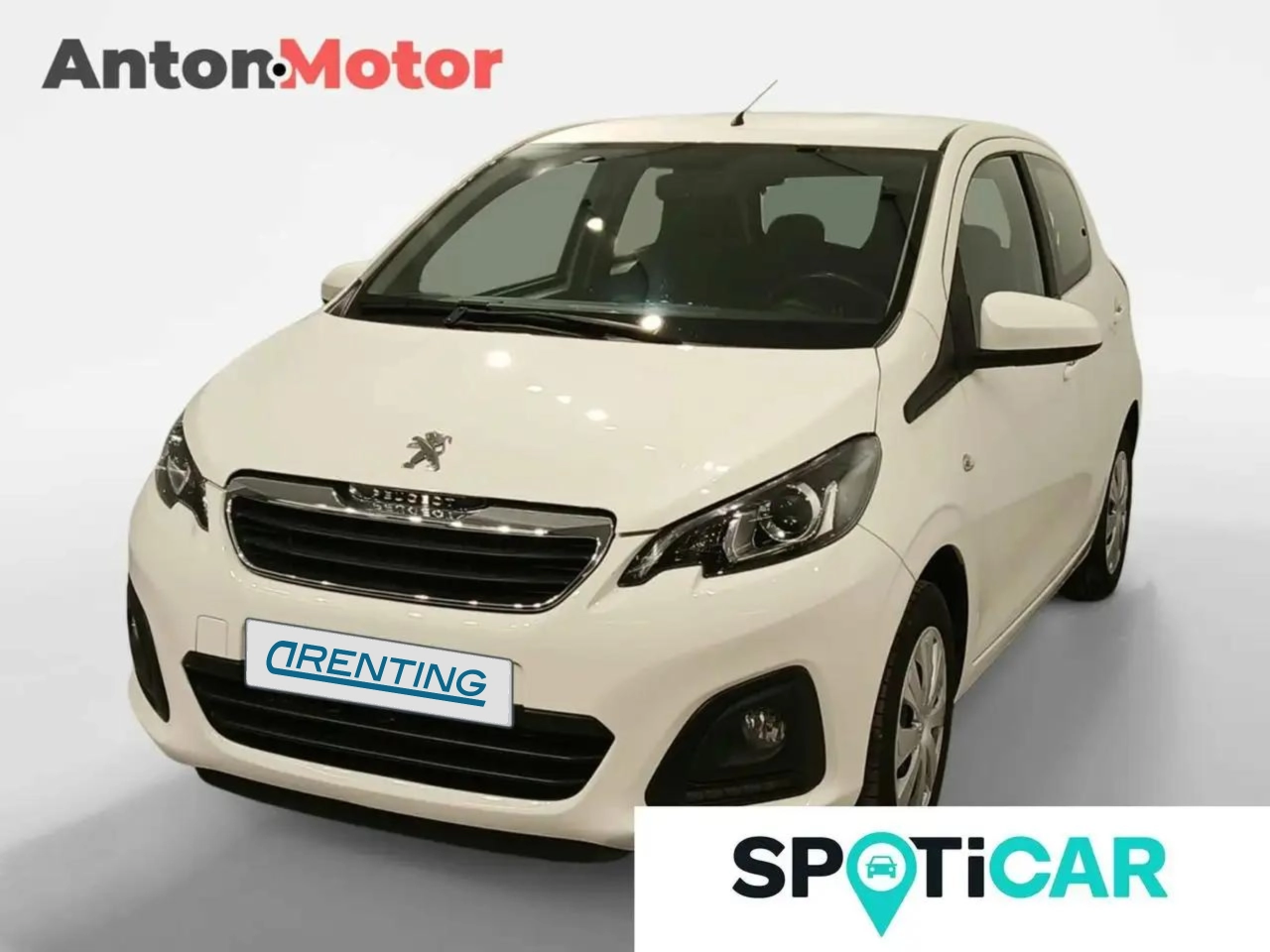 Renting Peugeot 108 VTi 52kW (72CV) Active Blanco