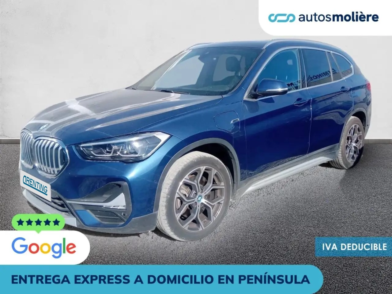 Renting BMW X1 xDrive25eA Azul