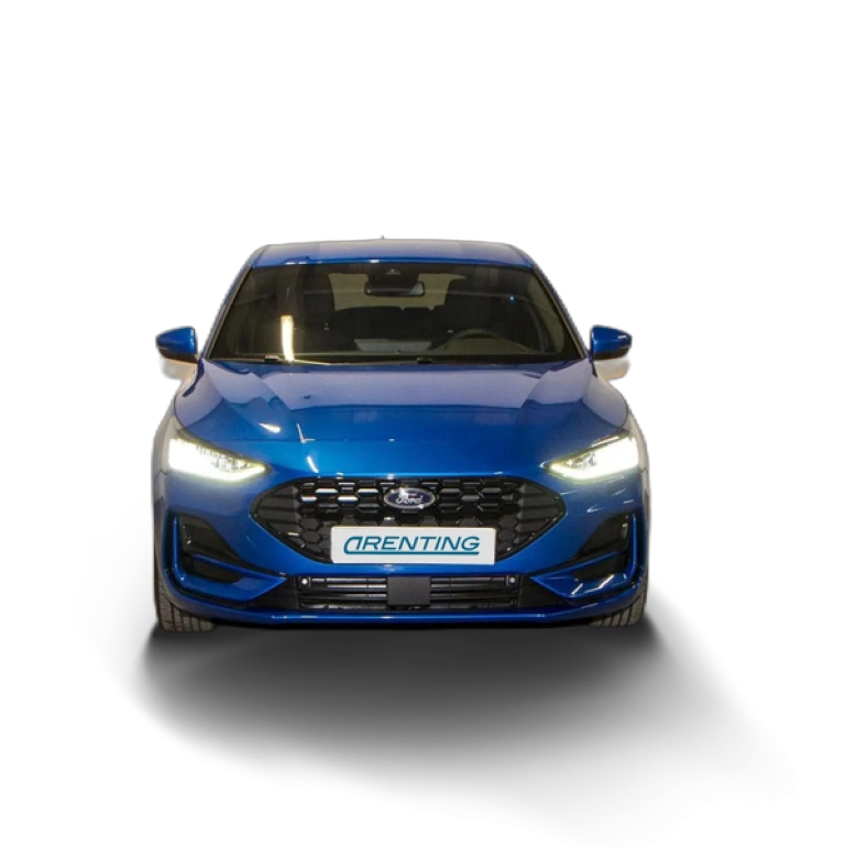 Renting Ford Focus 1.0 ECOBOOST MHEV 114KW ST-LINE X 155 5P Azul