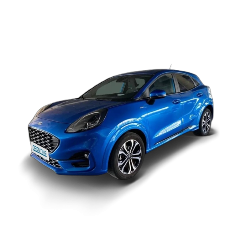 Renting Ford Puma 1.0 EcoBoost MHEV ST-Line 125 Azul