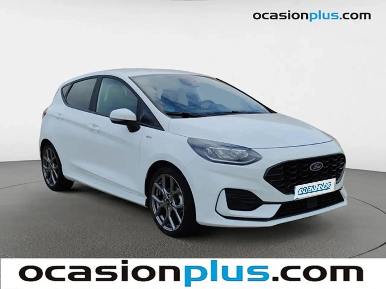 Renting Ford Fiesta 1.0 EcoBoost MHEV ST Line 125 Blanco 3