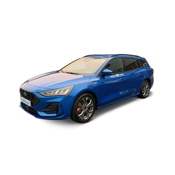 Renting Ford Focus 1.0 Ecoboost MHEV ST-Line 125 Azul